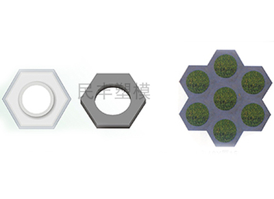 中孔植草护坡边长1